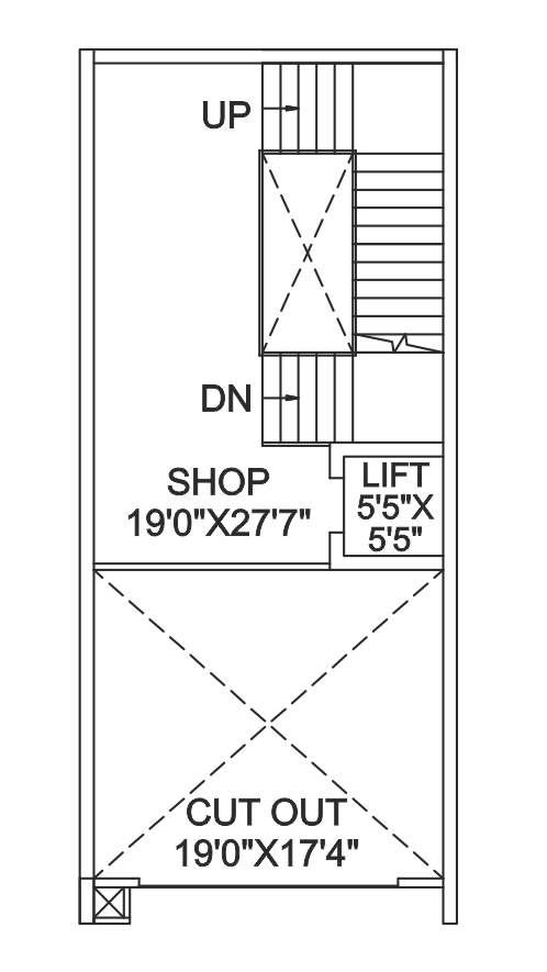 Shop Type 1 - Mezzanine Floor